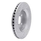 Dynamic Friction Company Brake Rotor - Drilled and Slotted - Silver 63142030R view 2