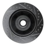 Dynamic Friction Company Brake Rotor - Drilled and Slotted - Silver 63154190L view 4