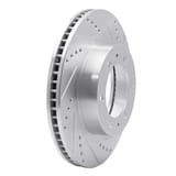 Dynamic Friction Company Brake Rotor - Drilled and Slotted - Silver 63176128R view 4