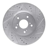Dynamic Friction Company Brake Rotor - Drilled and Slotted - Silver 63159064R view 1