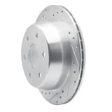 Dynamic Friction Company Brake Rotor - Drilled and Slotted - Silver 63148037L view 3