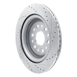 Dynamic Friction Company Brake Rotor - Drilled and Slotted - Silver 63140121L view 4