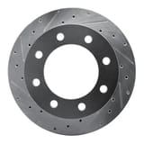 Dynamic Friction Company Brake Rotor - Drilled and Slotted - Silver 63154161L view 1
