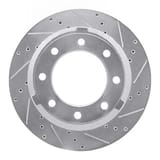 Dynamic Friction Company Brake Rotor - Drilled and Slotted - Silver 63154227R view 1