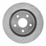 Dynamic Friction Company Brake Rotor - Drilled and Slotted - Silver 63142033L view 1