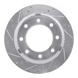 Dynamic Friction Company Brake Rotor - Drilled and Slotted - Silver 63154227L view 1