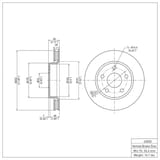 Dynamic Friction Company GEOSPEC Coated Rotor 60442030 view 6