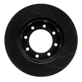 Dynamic Friction Company Brake Rotor - Drilled and Slotted - Black 63354223L view 3