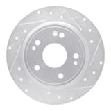 Dynamic Friction Company Brake Rotor - Drilled and Slotted - Silver 63159071R view 1