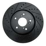 Dynamic Friction Company Brake Rotor - Drilled and Slotted - Black 63359064L view 1