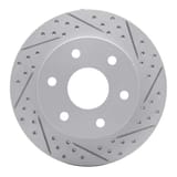 Dynamic Friction Company Geoperformance Rotor - Drilled and Slotted 83048036R view 1