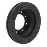 Dynamic Friction Company Brake Rotor - Drilled and Slotted - Black 63354174R view 2