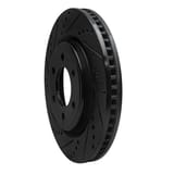 Dynamic Friction Company Brake Rotor - Drilled and Slotted - Black 63354287L view 3