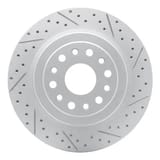 Dynamic Friction Company Geoperformance Rotor - Drilled and Slotted 83040121R view 1