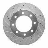 Dynamic Friction Company Brake Rotor - Drilled and Slotted - Silver 63154223L view 1