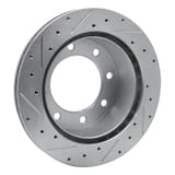 Dynamic Friction Company Brake Rotor - Drilled and Slotted - Silver 63154161R view 2