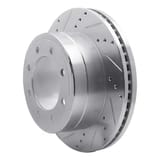Dynamic Friction Company Brake Rotor - Drilled and Slotted - Silver 63154227L view 4
