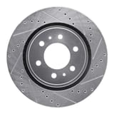 Dynamic Friction Company Brake Rotor - Drilled and Slotted - Silver 63154204R view 1