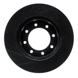 Dynamic Friction Company Brake Rotor - Drilled and Slotted - Black 63354223R view 3