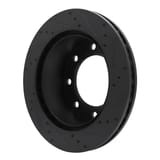 Dynamic Friction Company Brake Rotor - Drilled and Slotted - Black 63354161L view 4