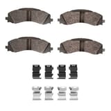 Dynamic Friction Company 4000 HybriDynamic Brake Pads With Hardware Kit 4000222301 view 1
