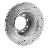 Dynamic Friction Company Brake Rotor - Drilled and Slotted - Silver 63140118R view 3
