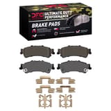 Dynamic Friction Company Ultimate Duty Performance Brake Pads with  Hardware Kit 1400079202 view 1