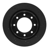 Dynamic Friction Company Brake Rotor - Drilled and Slotted - Black 63354161L view 2