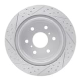 Dynamic Friction Company Geoperformance Rotor - Drilled and Slotted 83048053R view 2