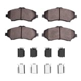 Dynamic Friction Company Ultimate Duty Performance Brake Pads with  Hardware Kit 1400127301 view 1