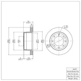 Dynamic Friction Company Brake Rotor 60054227 view 2