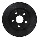 Dynamic Friction Company Brake Rotor - Drilled and Slotted - Black 63342033R view 1