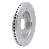 Dynamic Friction Company Brake Rotor - Drilled and Slotted - Silver 63154204R view 4