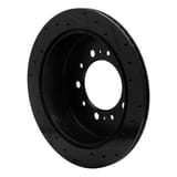 Dynamic Friction Company Brake Rotor - Drilled and Slotted - Black 63376137L view 3