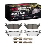 Dynamic Friction Company Ultimate Duty Performance Brake Pads with  Hardware Kit 1400179001 view 1