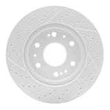 Dynamic Friction Company Geoperformance Rotor - Drilled and Slotted 83048050R view 3
