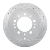 Dynamic Friction Company Geoperformance Rotor - Drilled and Slotted 83076137R view 1