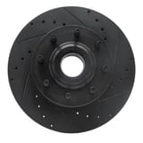 Dynamic Friction Company Brake Rotor - Drilled and Slotted - Black 63354224R view 1