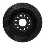 Dynamic Friction Company Brake Rotor - Drilled and Slotted - Black 63340121L view 3