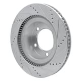 Dynamic Friction Company Brake Rotor - Drilled and Slotted - Silver 63176136L view 4