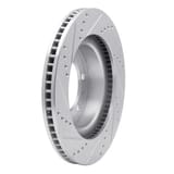Dynamic Friction Company Brake Rotor - Drilled and Slotted - Silver 63176128R view 3