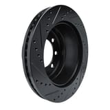 Dynamic Friction Company Brake Rotor - Drilled and Slotted - Black 63354227R view 4