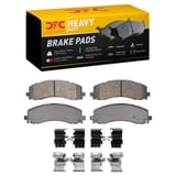 Dynamic Friction Company Heavy-Duty Brake Pads with Hardware Kit 1214222501 view 1