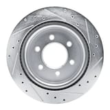 Dynamic Friction Company Brake Rotor - Drilled and Slotted - Silver 63154289L view 2