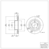 Dynamic Friction Company GEOSPEC Coated Rotor 60476136 view 2