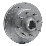 Dynamic Friction Company Brake Rotor - Drilled and Slotted - Silver 63154190R view 4