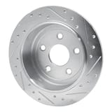 Dynamic Friction Company Brake Rotor - Drilled and Slotted - Silver 63142029L view 4