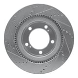Dynamic Friction Company Brake Rotor - Drilled and Slotted - Silver 63176136R view 4