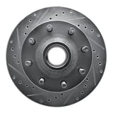 Dynamic Friction Company Brake Rotor - Drilled and Slotted - Silver 63154190L view 1