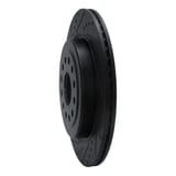Dynamic Friction Company Brake Rotor - Drilled and Slotted - Black 63340121L view 5